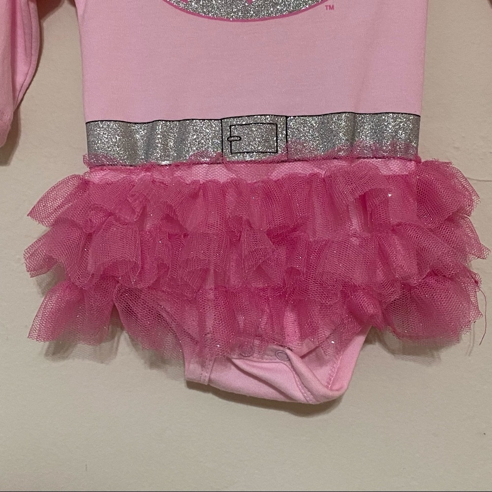 3M Baby Batman Costume Pink Silver - Picture 3 of 8